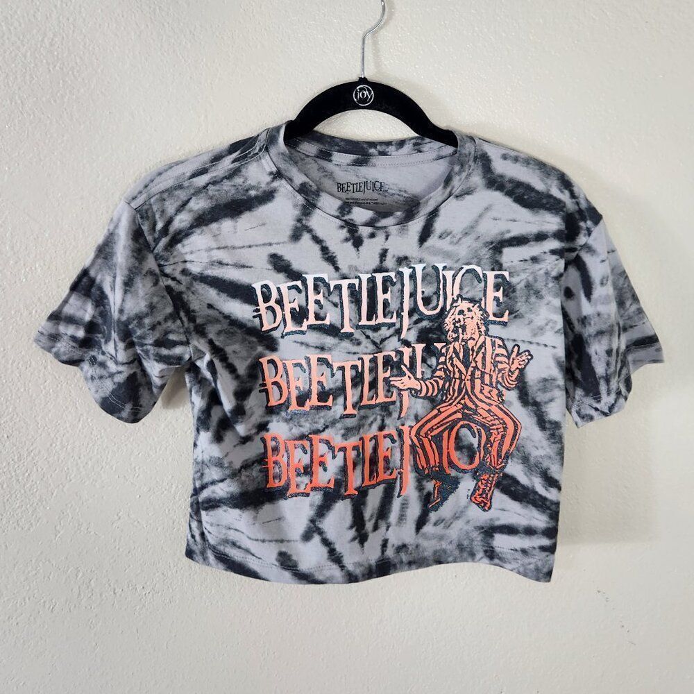 Beetlejuice Crop Top Size M